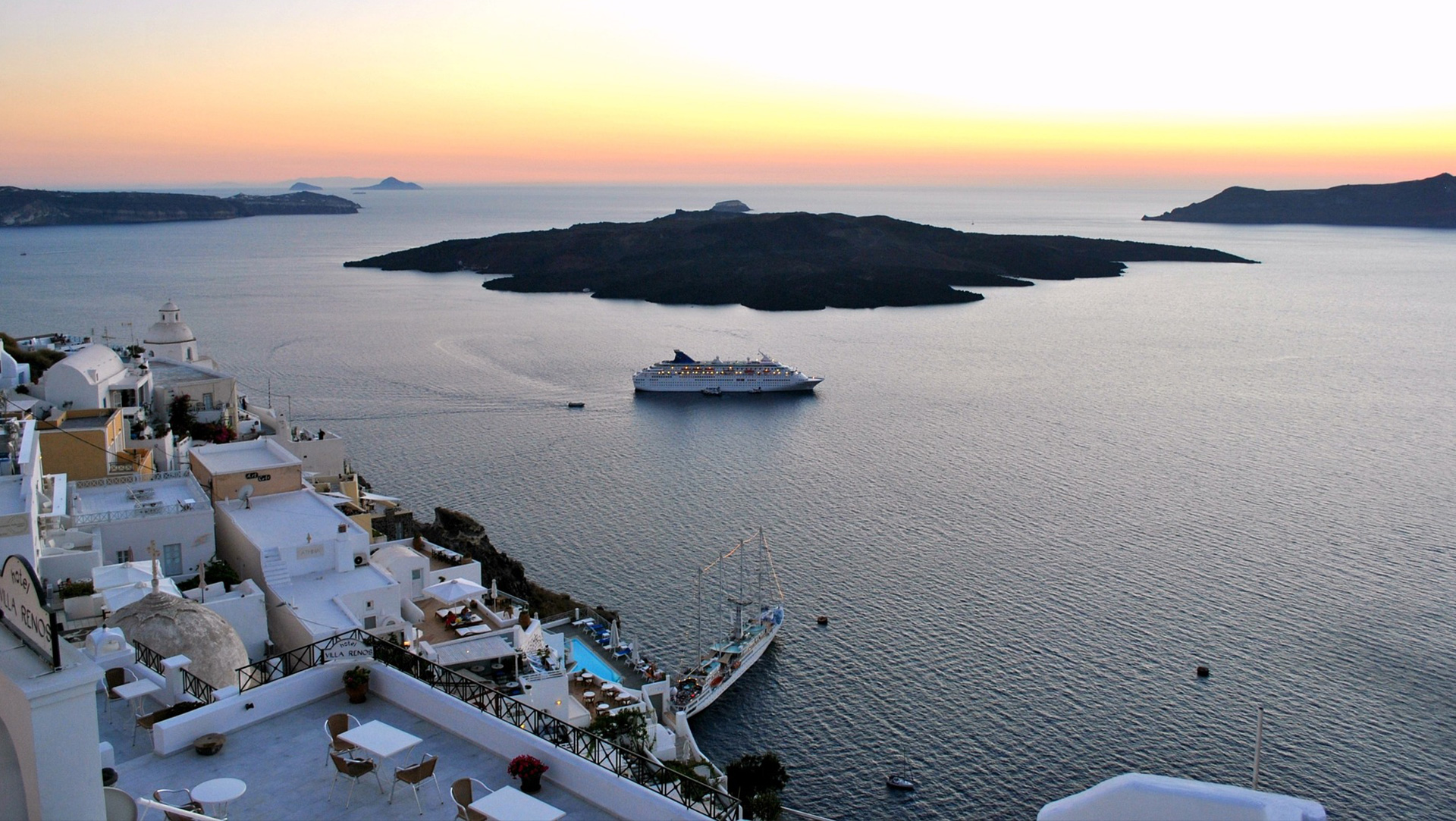 Santoriniis probably the most famous Greek island.